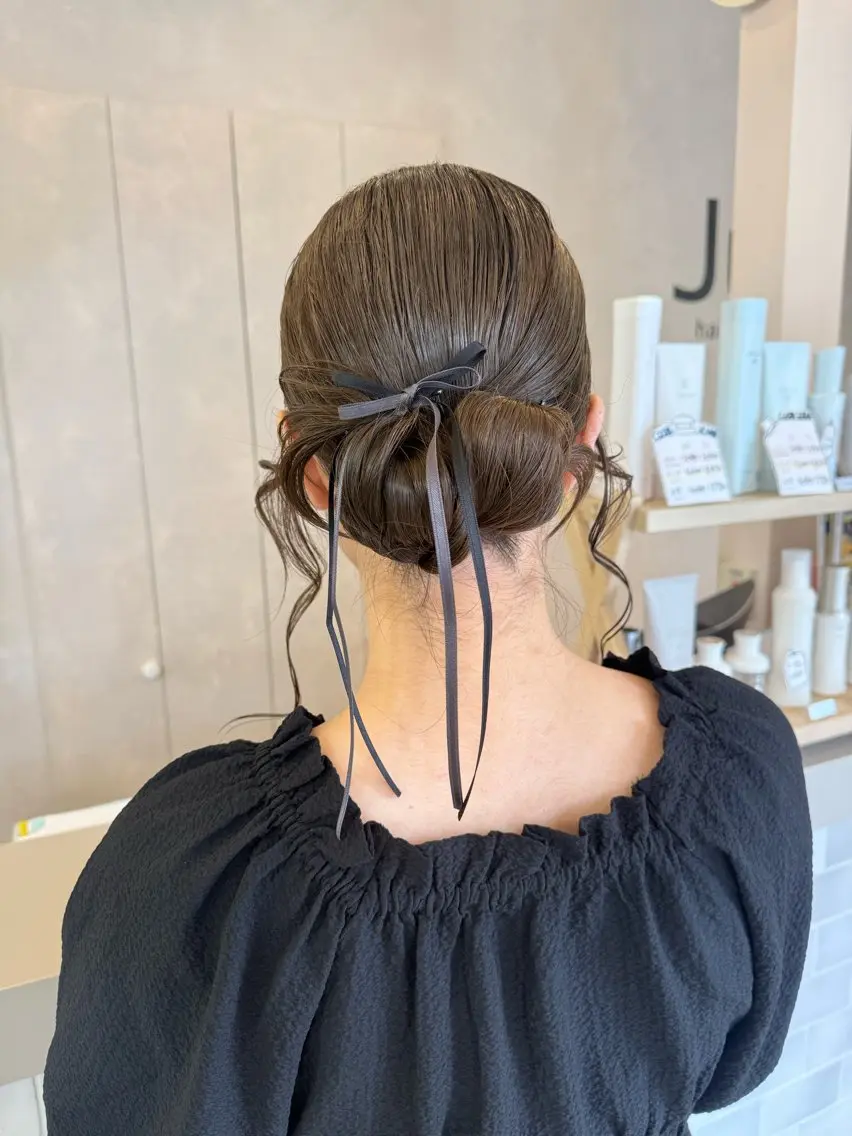 ヘアアレンジ ヘアセット 永田 彩華のヘアスタイル