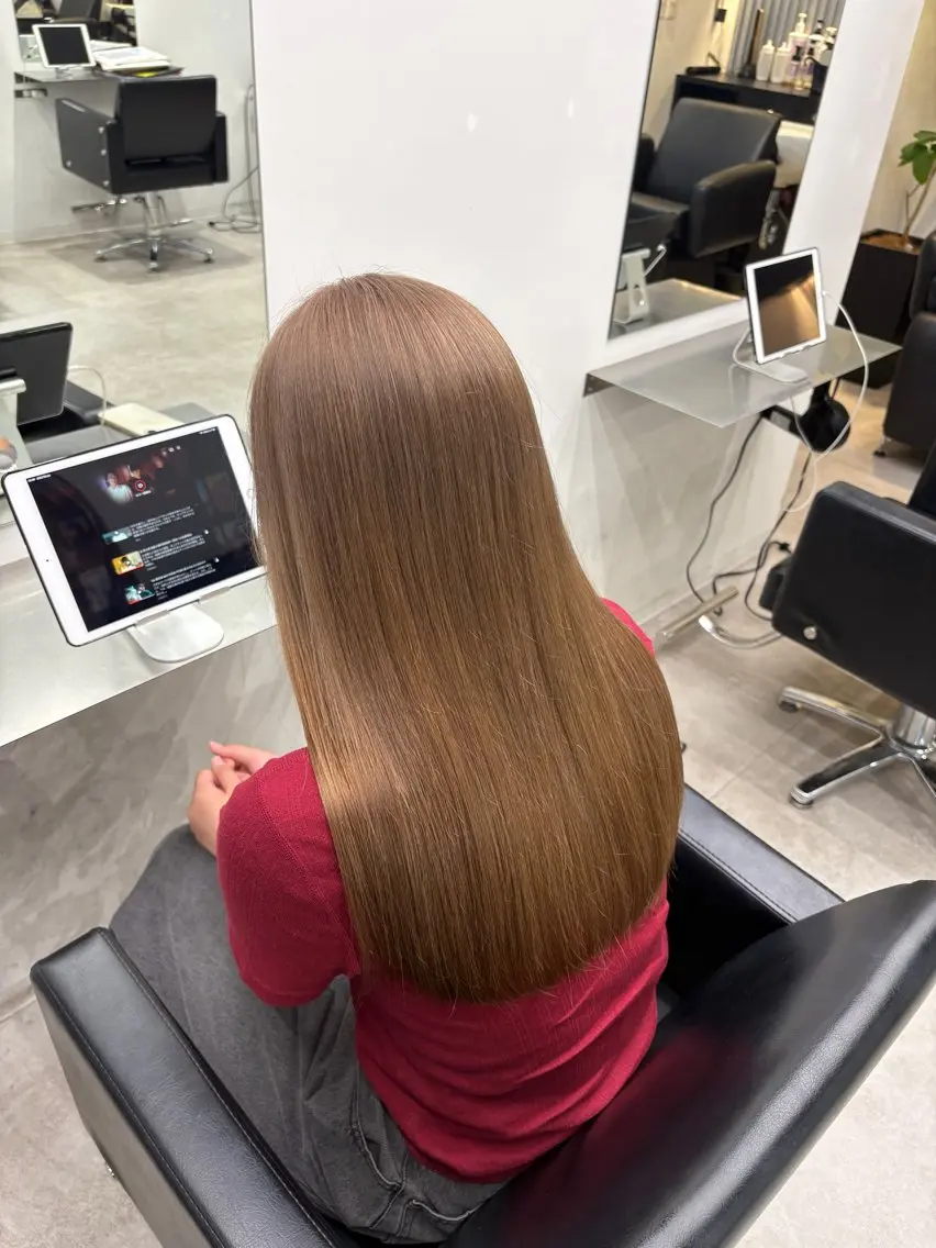 ロング ヘアカラー トリートメント MIHO☾·̩͙⋆ Kroのヘアスタイル