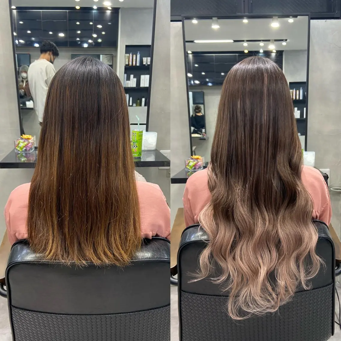 ロング カラー ヘアアレンジ シールエクステ ダブルカラー グラデーションカラー ハイライトカラー インナーカラー ar+ ❤︎ maiのヘアスタイル