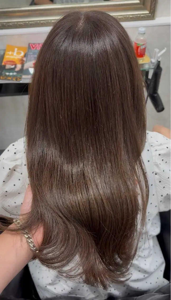 ロング カラー ヘアカラー トリートメント ✨ブリーチ無しWカラ ー・メンズ✨佐藤秀太のヘアスタイル