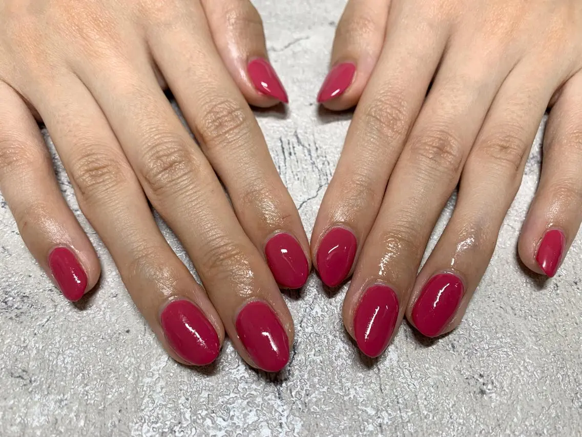 ネイル ピンク ハンドネイル mogunail &blowのネイルデザイン