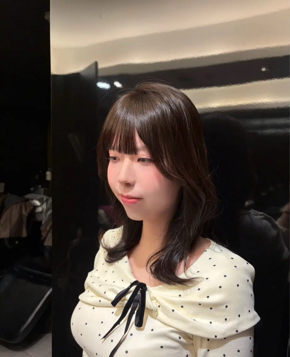 カラー ブラウンカラー 川上 思海のヘアスタイル