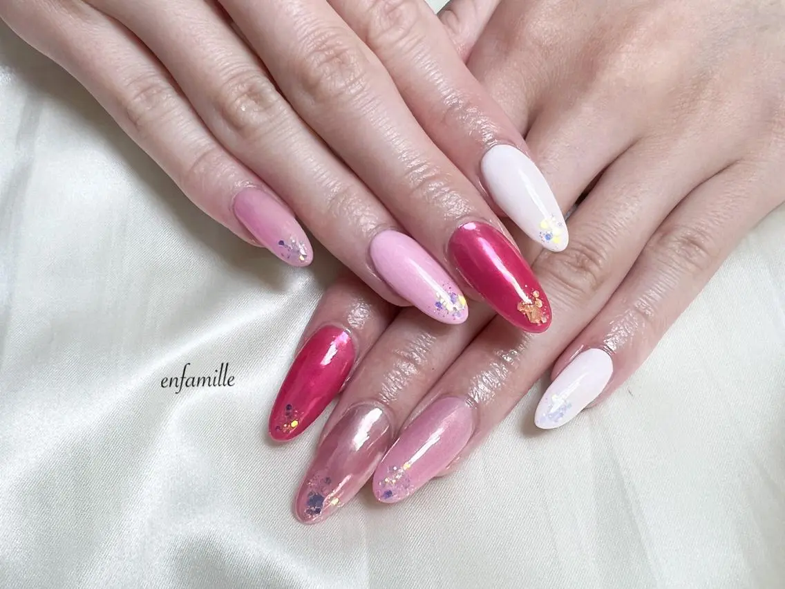 ネイル ハンドネイル nail salon en familleのネイルデザイン