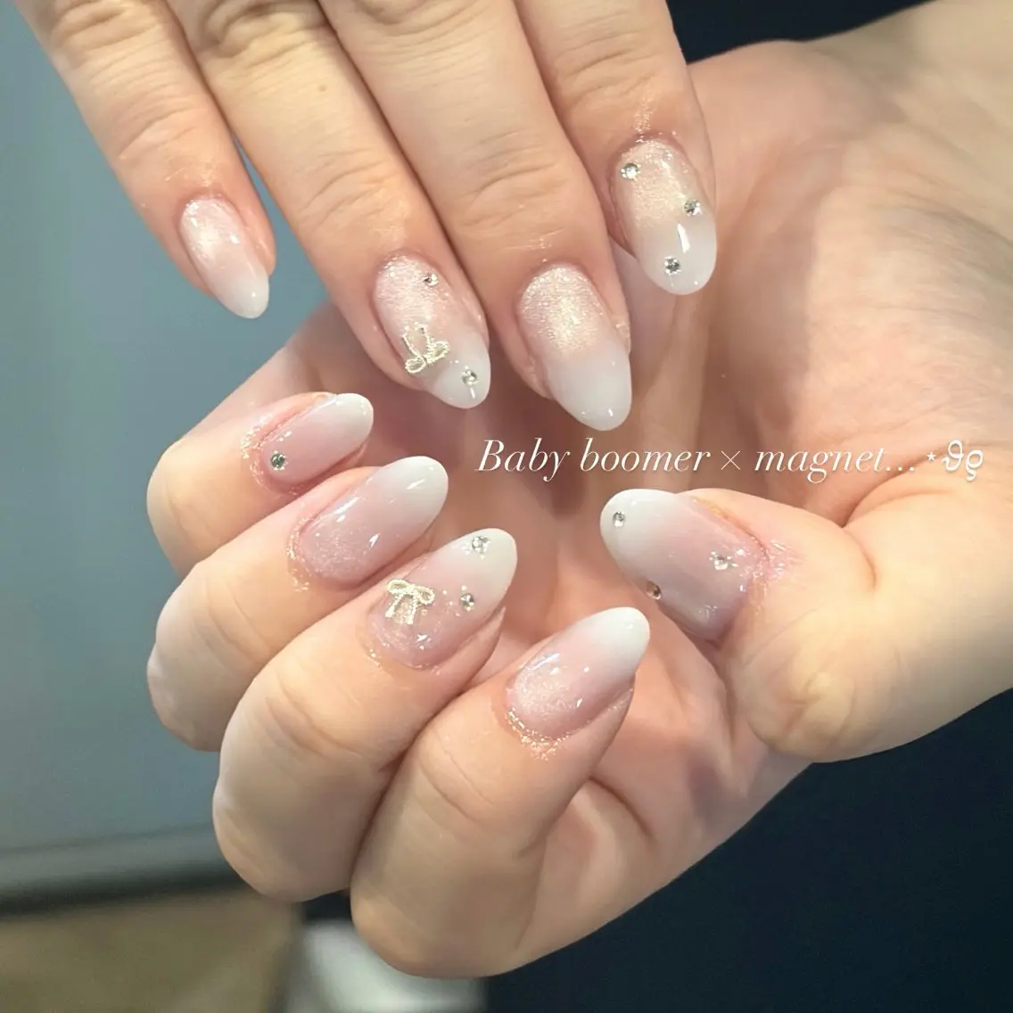 ネイル マグネットネイル ハンドネイル 🧁WOLTOKYO 渋谷🧁yu-kaのネイルデザイン