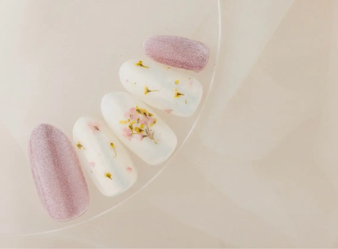 【オフなし】🌸人気No.1｜春デザインネイル5種類の中からお選びいただけます♪の写真