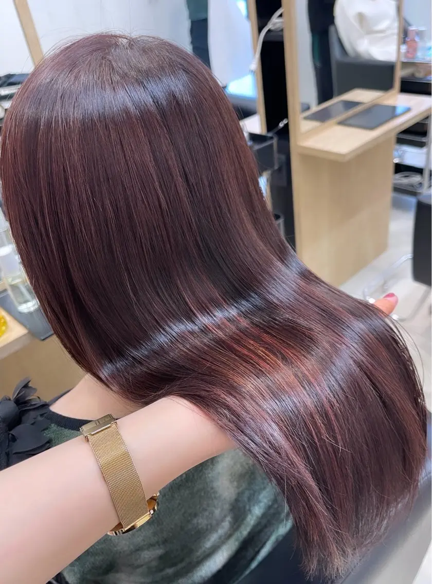 ロング トリートメント トリートメント 岩本 達/透明感 カラー/美髪/心斎橋のヘアスタイル