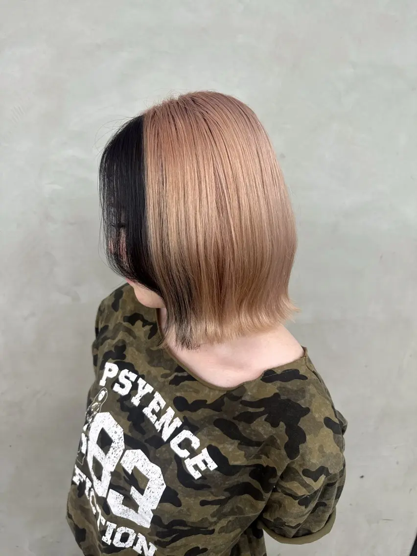 🧡🌈色味をしっかりと出したい方にオススメ‼️1ブリーチ＋ワンカラーメニュー💖🌟の写真