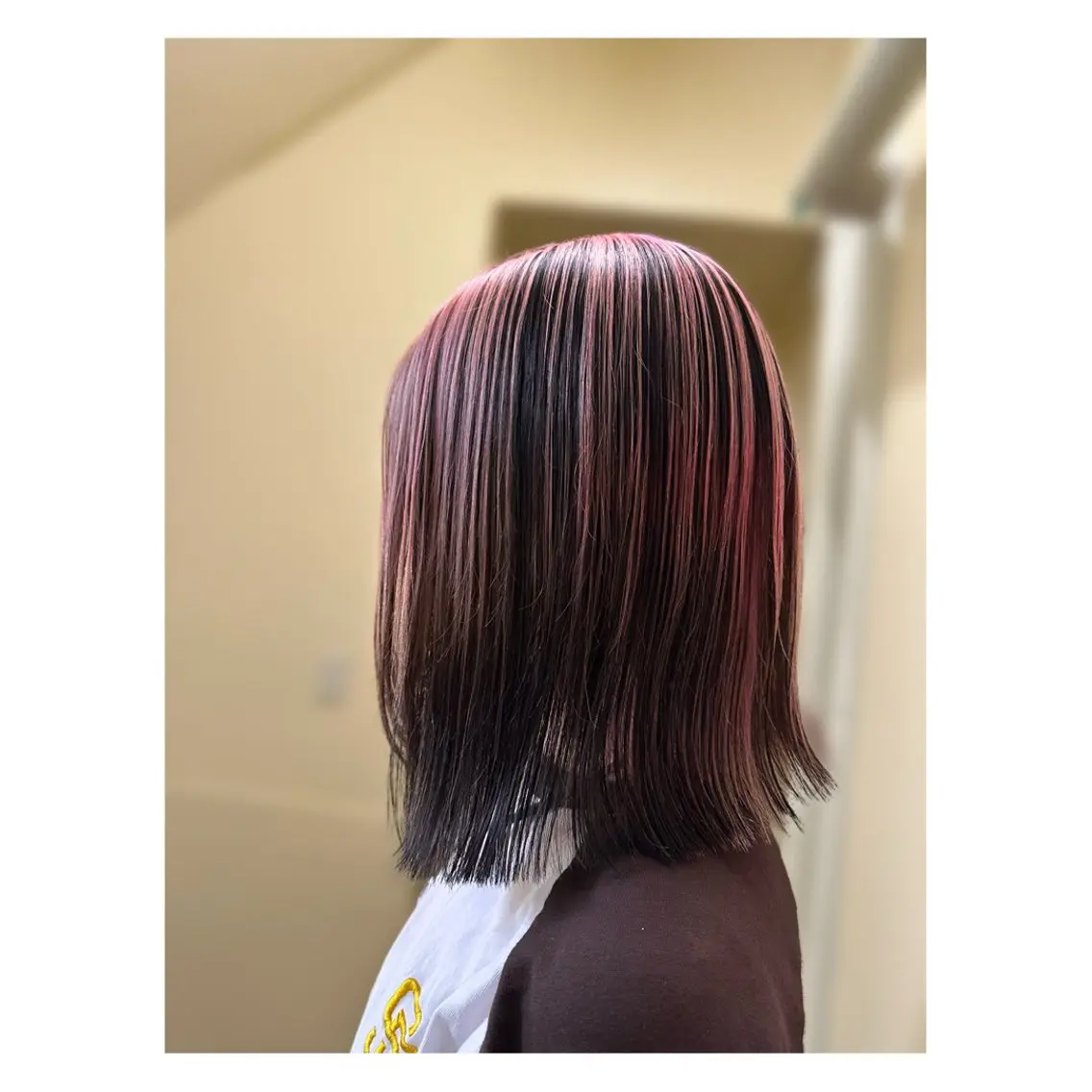 ミディアム カラー カット ヘアカラー トリートメント 中野 誠子のヘアスタイル
