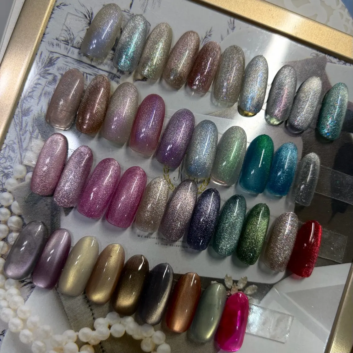 ネイル ジェルネイル マグネットネイル ハンドネイル 深野 grace nailのネイルデザイン