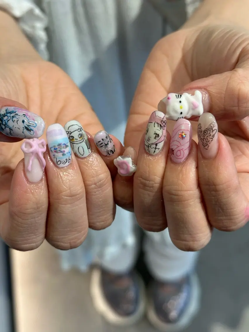 ネイル ハイトーン特化 pepe🎀のヘアスタイル