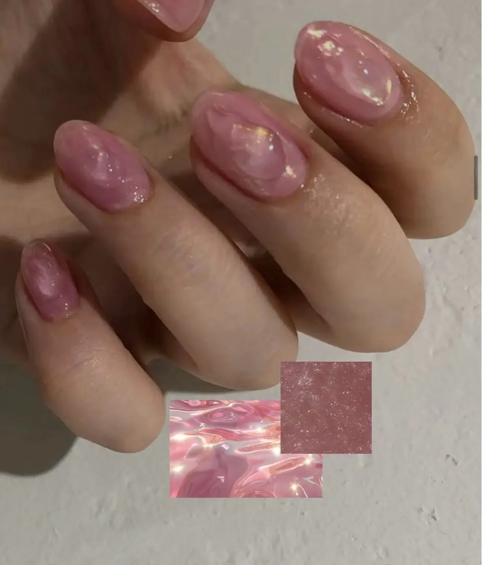 ネイル 持ち込み ハンドネイル ニュアンスネイル⌇ Rukka💅🫧のネイルデザイン