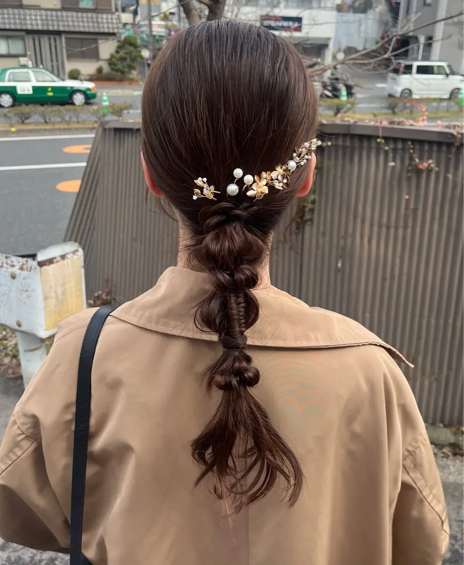 ロング ヘアアレンジ 本田 茜のヘアスタイル