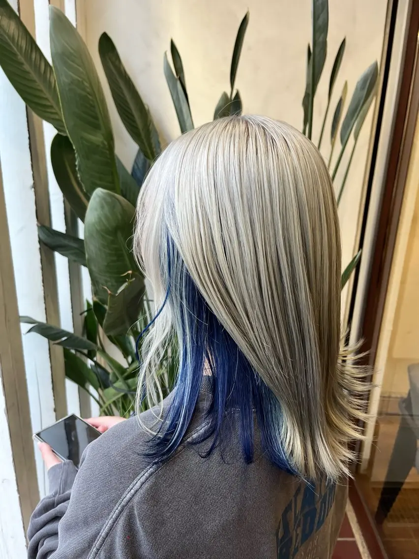 ミディアム カラー インナーカラー ヘアカラー トリートメント ヘッドスパ 🫧ハイトーン/ ブリーチ🫧白石航汰のヘアスタイル
