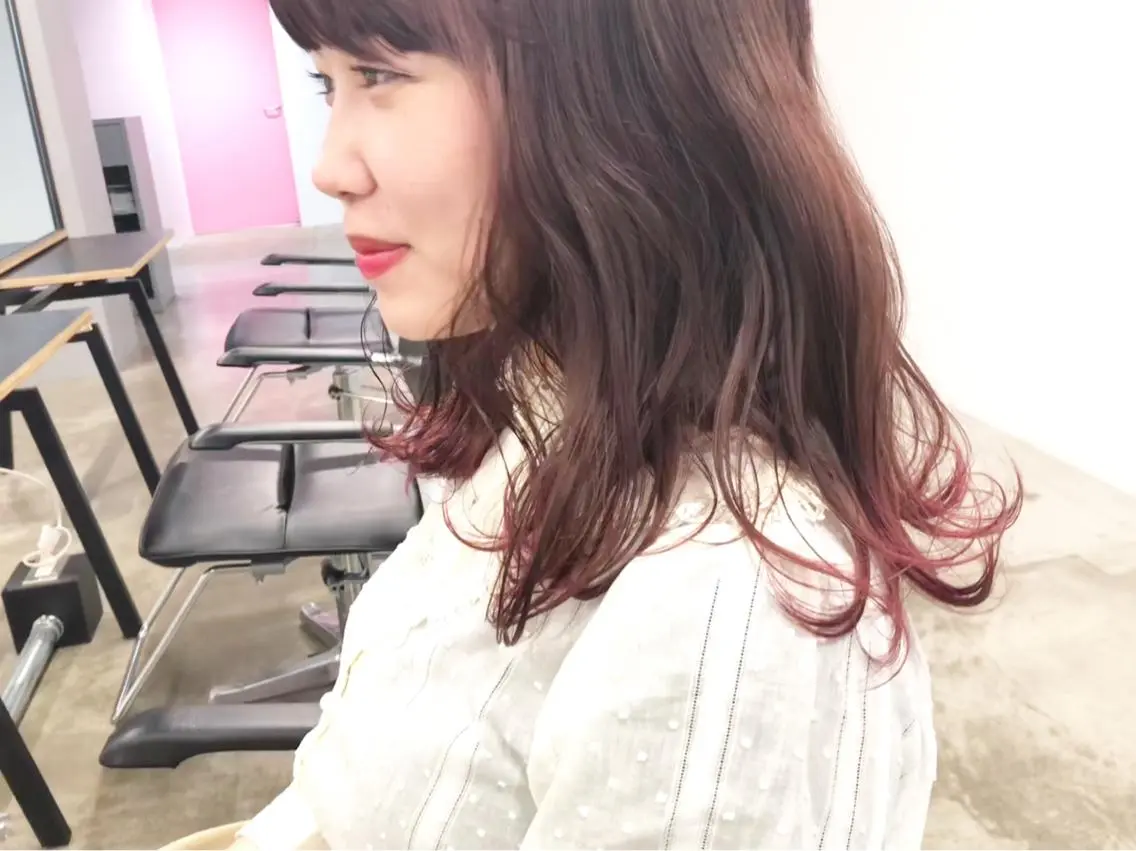 ロング ロング デザイン特化ブリーチ 堀江美容室/ぱぴのヘアスタイル