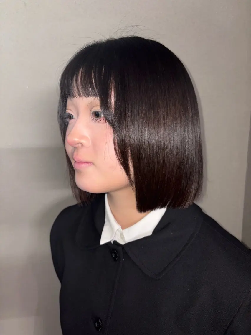 ショート ボブ 淀 小南津のヘアスタイル