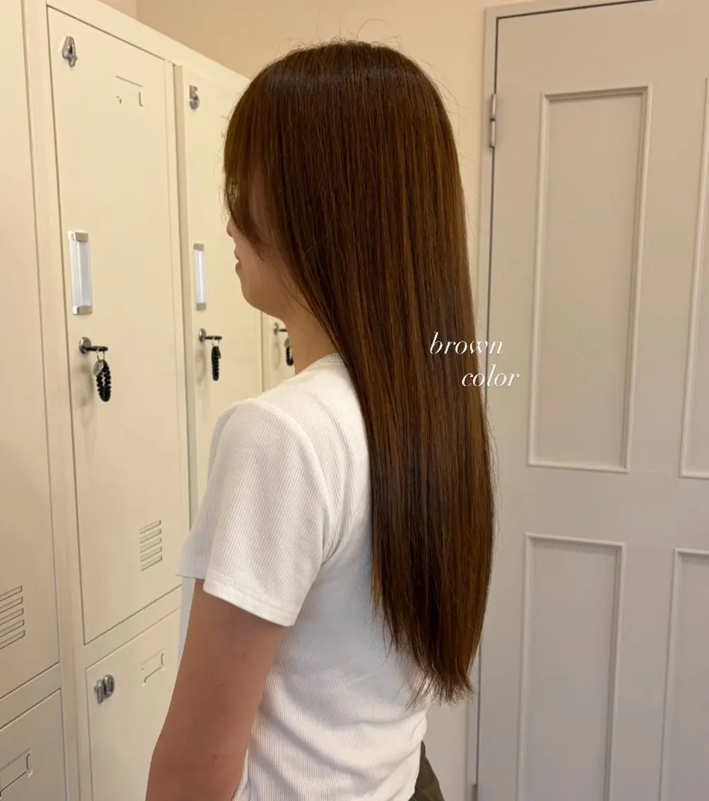 ロング ヘアカラー カラーモデル募集中 .꒰ঌ虹奈໒꒱のヘアスタイル