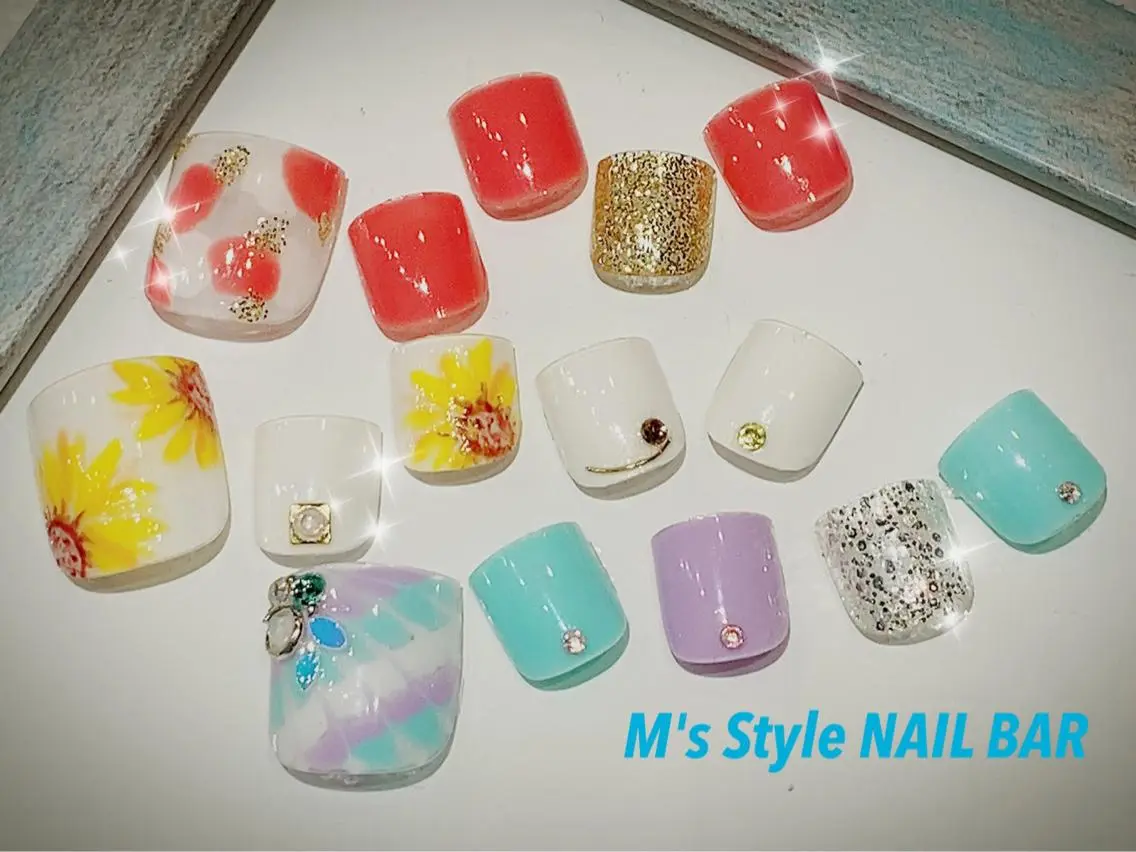 ネイル アートネイル フットネイル M's Style NAIL BARのネイルデザイン