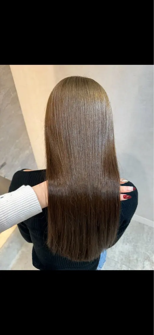【美髪柔らか縮毛矯正✨️】縮毛矯正+トリートメント🫧 『 チェックモデル』の写真