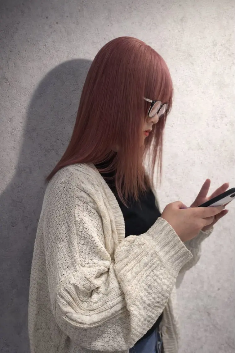 ロング カット ヘアカラー トリートメント ミヤザキ ソウマのヘアスタイル