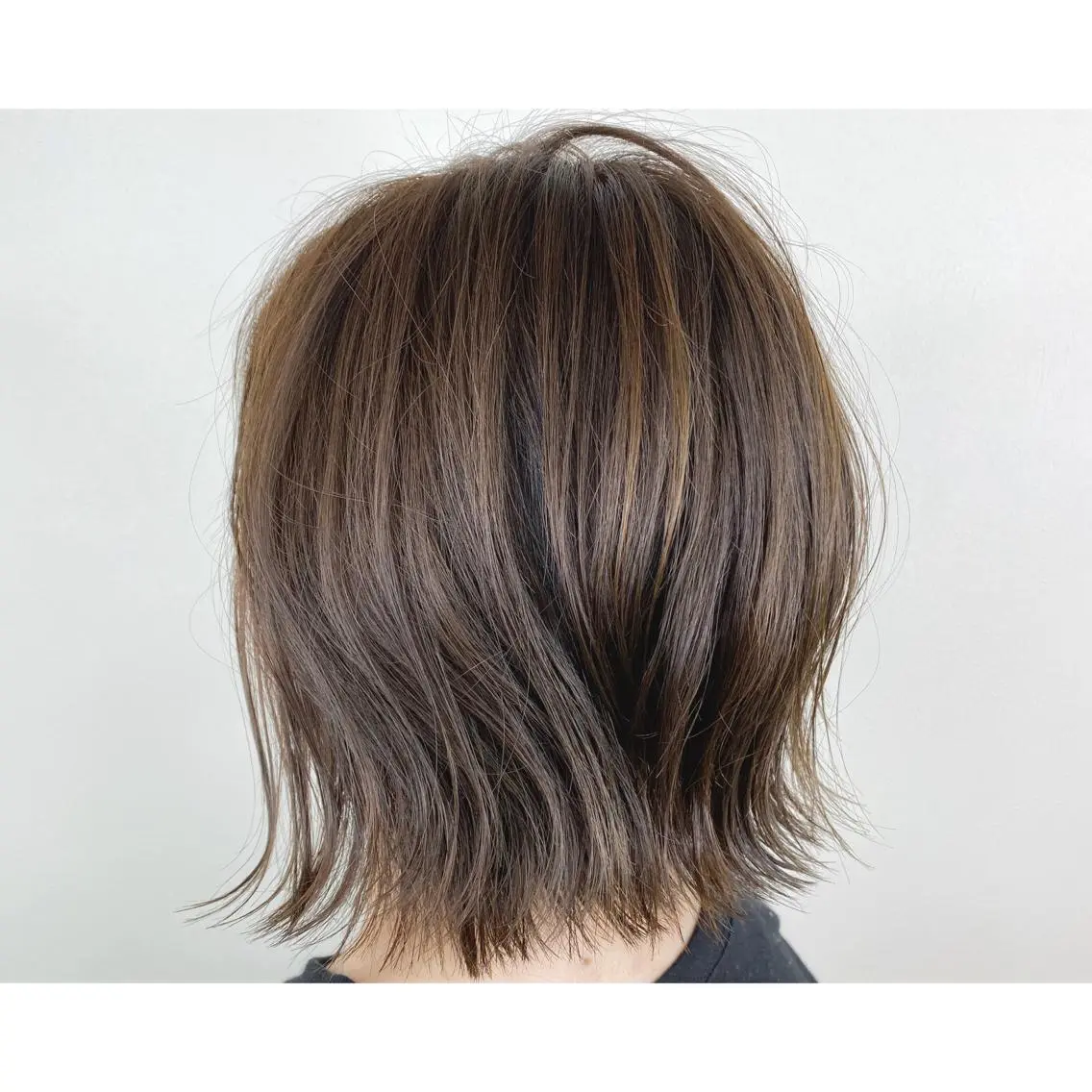 ショート カラー ヘアアレンジ 切りっぱなしボブ ボブ ERI ☆のヘアスタイル