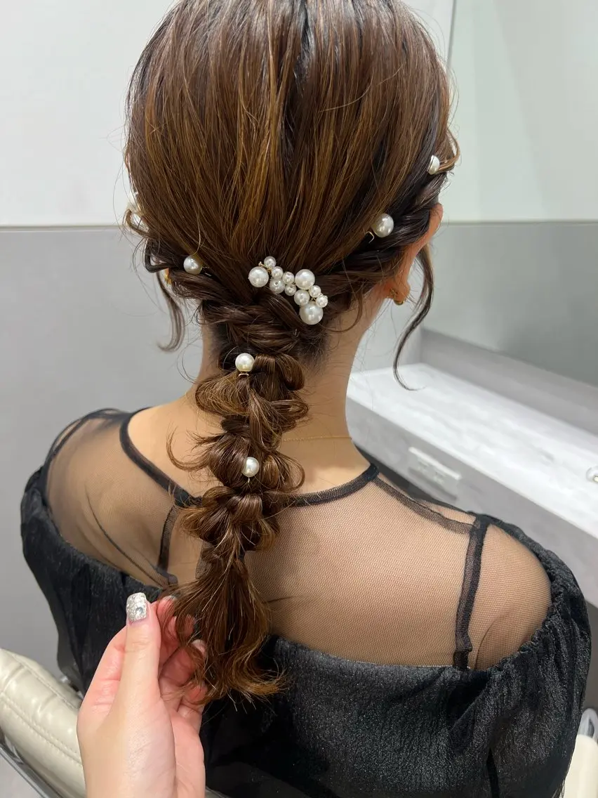 ヘアアレンジ ヘアセット 佐藤カコ♡アレンジ/ 髪質改善/レイヤーのヘアスタイル