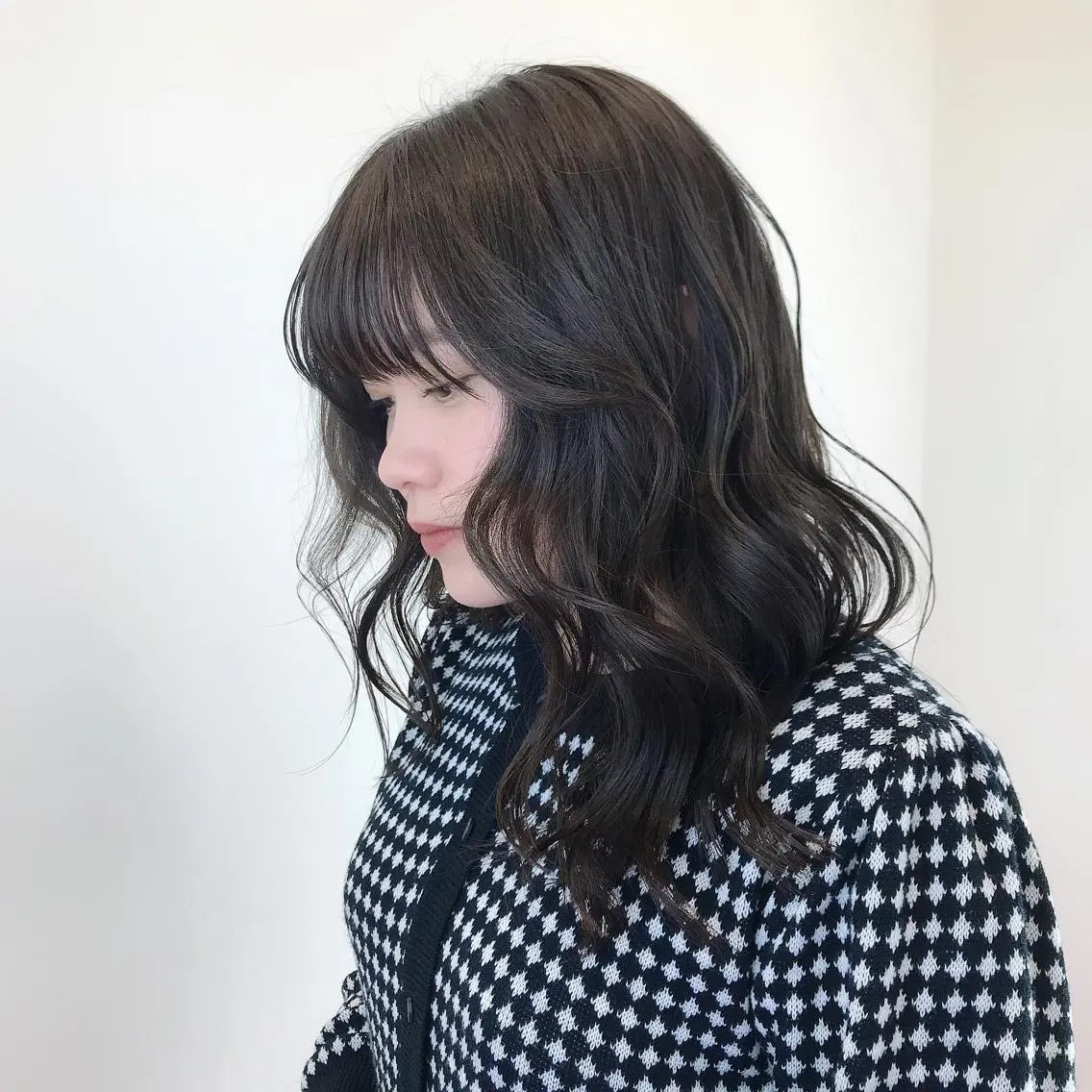 ミディアム カラー ヘアアレンジ 美容室 LOAのヘアスタイル