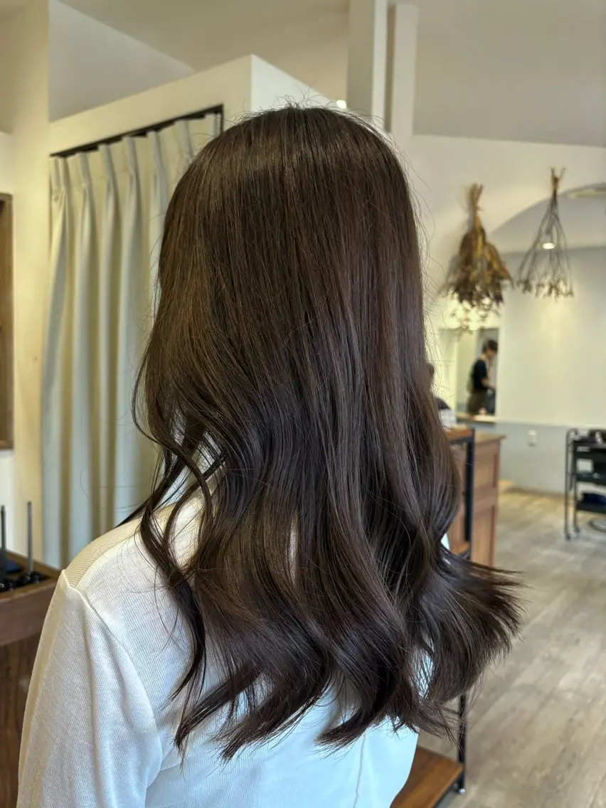 セミロング カラー カットモデル募集中 🧺アンジュのヘアスタイル