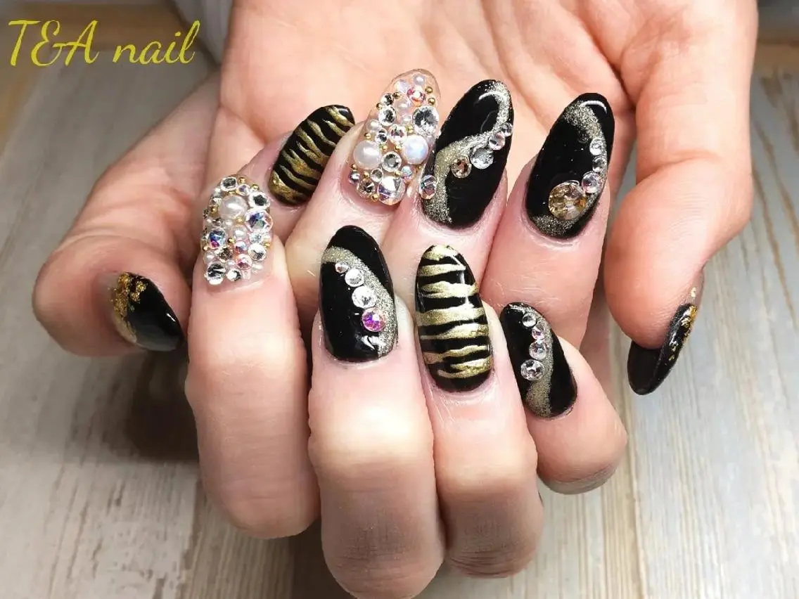セミロング ネイル 長さ出し ジェルネイル ニュアンスネイル スカルプネイル T&A nailのネイルデザイン