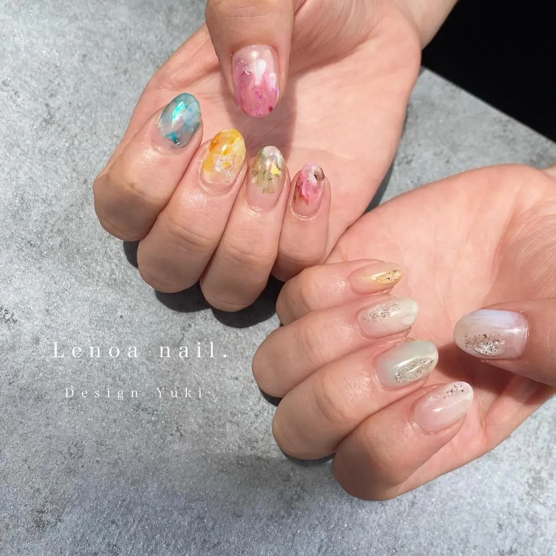 ネイル ハンドネイル Tielu Yukiのネイルデザイン