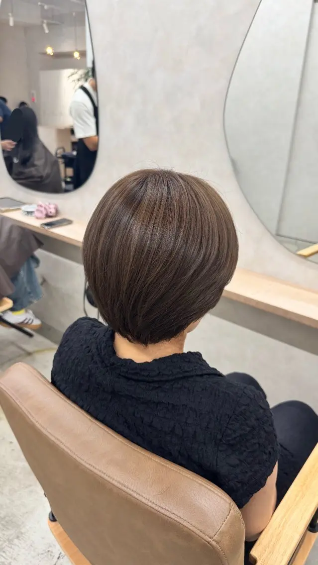 ショート カラー カット ヘアカラー miu-YUCCA モデル様募集中のヘアスタイル