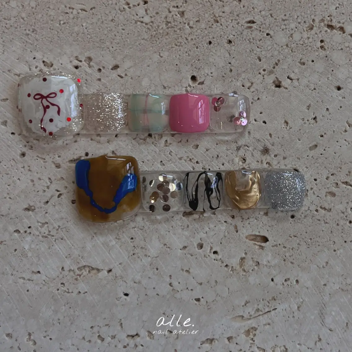 ネイル フットネイル atelier alle.のネイルデザイン