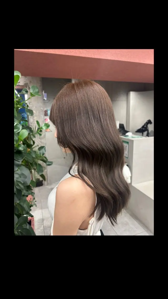 ロング カラー カット ヘアカラー 🌷【透明感カラー】 ✨Yuiのヘアスタイル