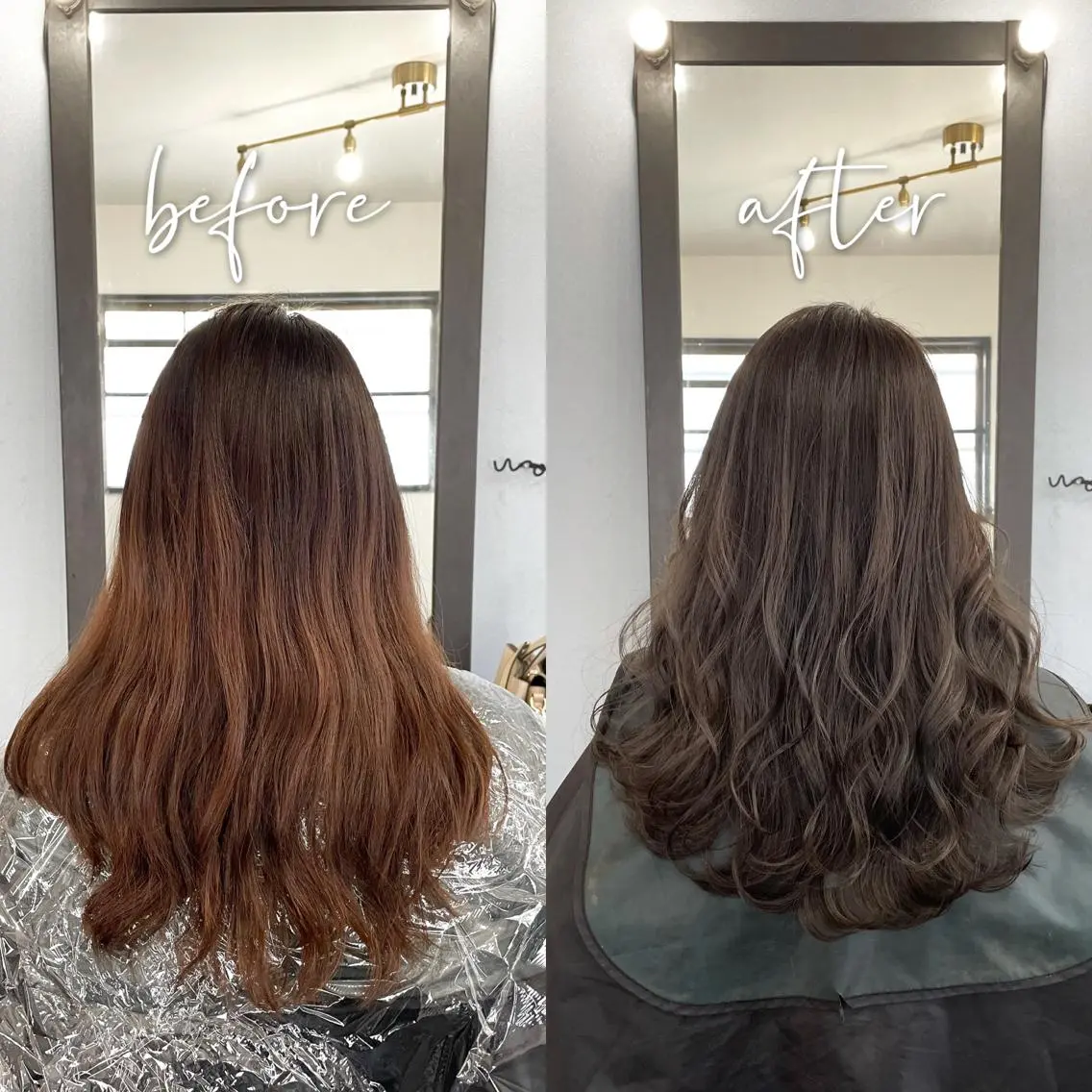 ロング カラー グレージュ カット ヘアカラー トリートメント 【 DIPTH 】 代表コウキ🥇のヘアスタイル