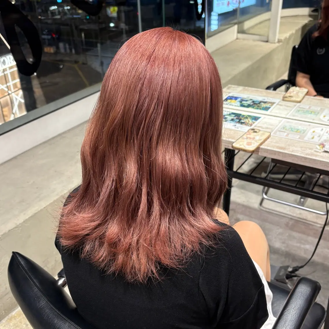 ロング カラー ヘアカラー トリートメント ヘアセット 🫧ハイトーン×艶 カラー🫧 Rionのヘアスタイル