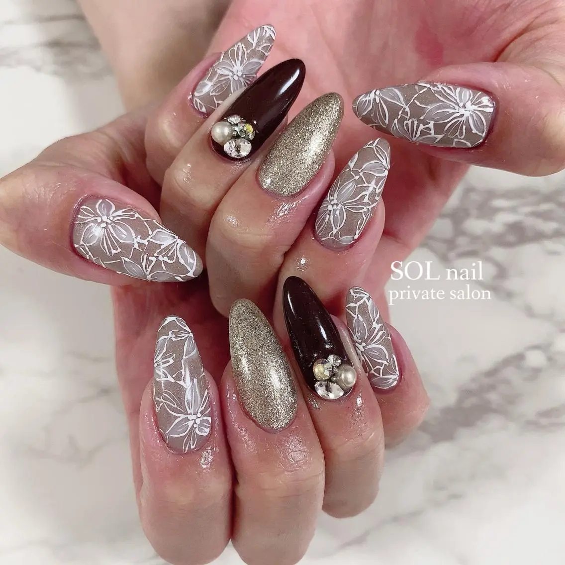 ネイル ハンドネイル SOL NAILのネイルデザイン