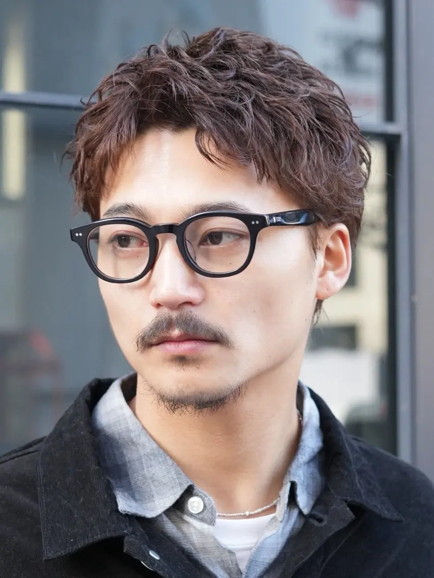 パーマ パーマ 都築 宏哉のヘアスタイル