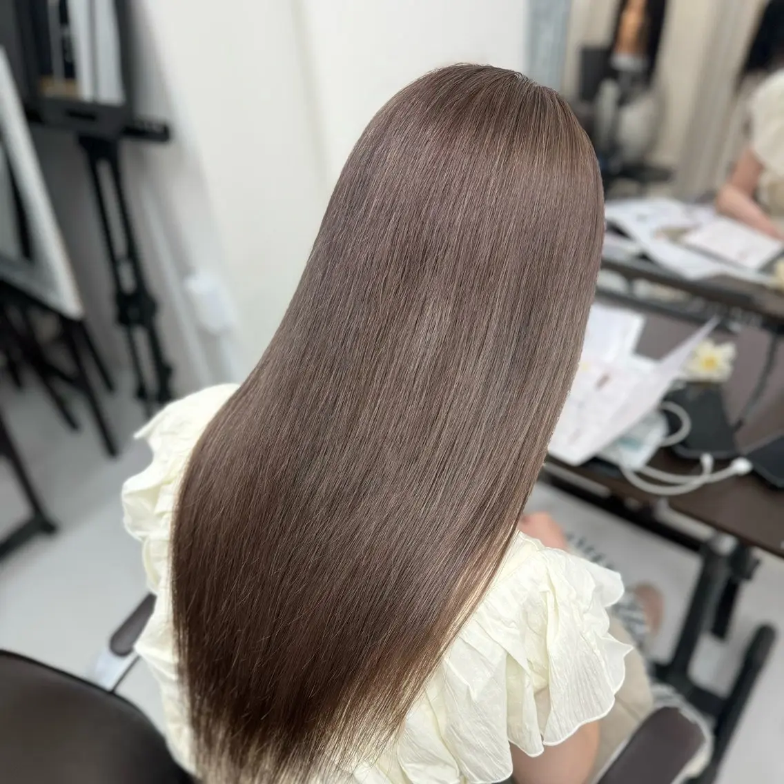 ミディアム カラー 田島拓海 ボブカットのヘアスタイル