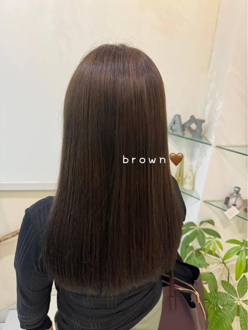 フロントカット💇➕ワンカラー➕リンケージ3stepトリートメント🧴🎀の写真