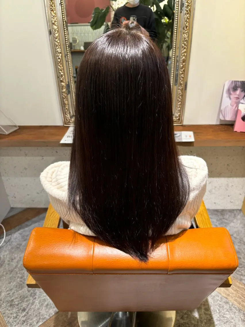 ロング カラー 🍀縮毛艶髪🍀田中 啓吾のヘアスタイル