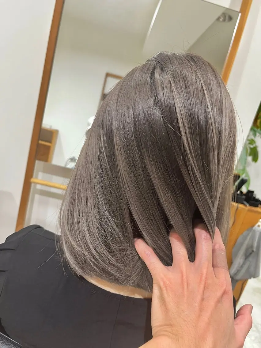 ショート カット ヘアカラー トリートメント Lino by hoNuaのヘアスタイル