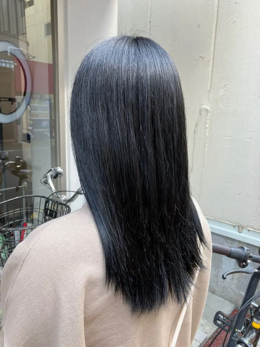 セミロング カラー トリートメント 清村 和音のヘアスタイル