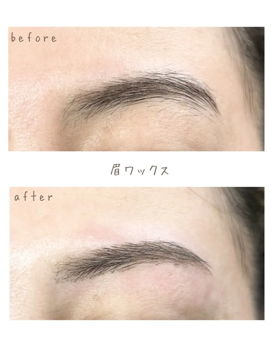 アイブロウ ワックス脱毛 眉カット エクラドゥボヌール sakuraiのマツエク・マツパデザイン