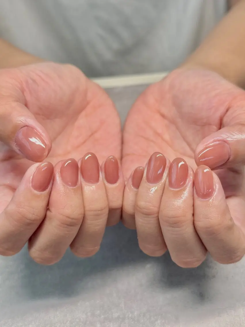 ネイル オフィスネイル ワンカラーネイル ハンドネイル nailroom amyのネイルデザイン