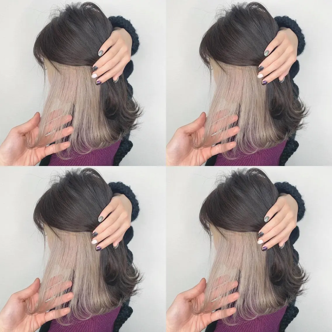 ミディアム ヘアカラー 佐藤 香太のヘアスタイル