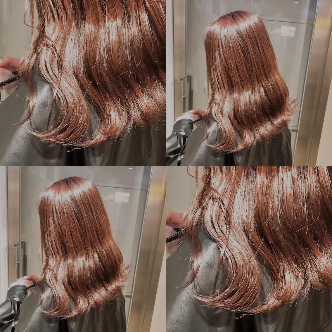 ミディアム カラー パーマ ヘアアレンジ メンズ キッズ ネイル マツエク・マツパ 上品＆韓国風 🥀海心🥀のヘアスタイル