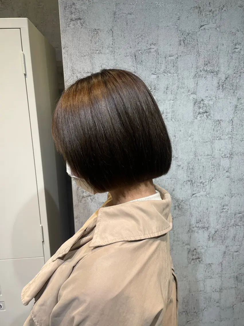 ショート 赤み消し艶カラー✨️ DAIGOのヘアスタイル