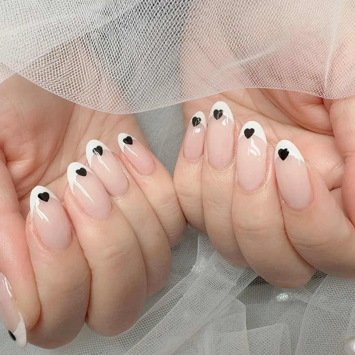 ネイル 長さ出し ジェルネイル 韓国ネイル ニュアンスネイル オフィスネイル ハンドネイル NailSpace 猫のいるネイルサロンのネイルデザイン