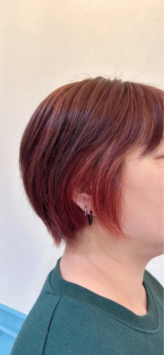 ショート カラー ブリーチ ヘアカラー 河野穂香 /パーマモデル募集中のヘアスタイル