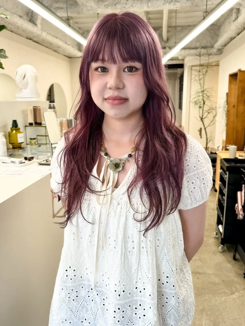 ロング kiji NAHO/ パーマ／久屋大通のヘアスタイル