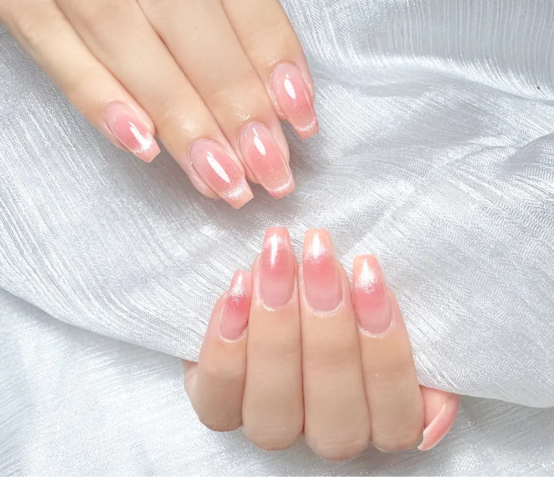 ネイル チークネイル マグネットネイル ハンドネイル ハンドケア L. Nailのネイルデザイン